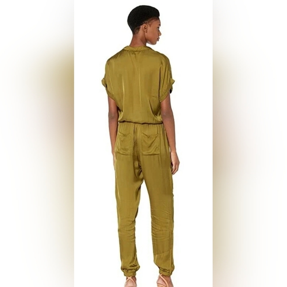 YOUNG FABULOUS & BROKE Truman Solid Jumpsuit XS Fern Green - Picture 2 of 9